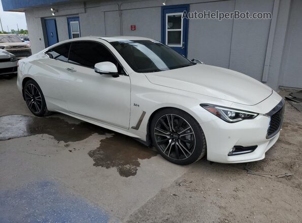 JN1EV7EK3JM343148 2018 INFINITI Q60 White Delantero derecho
