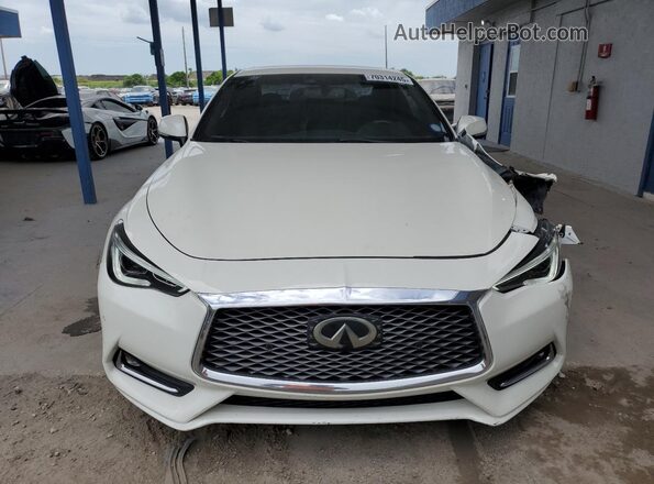 JN1EV7EK3JM343148 2018 INFINITI Q60 White Vista frontal