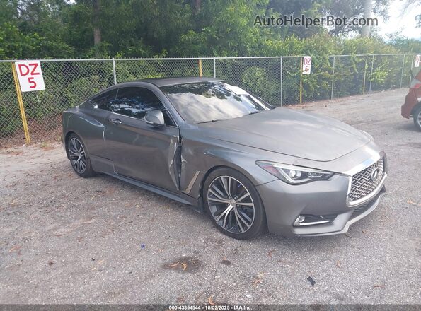 JN1EV7EK7JM342536 2018 INFINITI Q60 Серый Передняя правая четверть