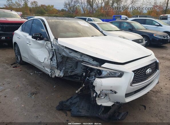 JN1FV7AR0LM660346 2020 INFINITI Q50 Белый Передняя правая четверть