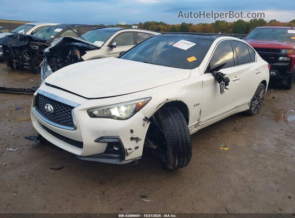JN1FV7AR0LM660346 2020 INFINITI Q50 Белый Передняя левая четверть