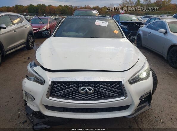 JN1FV7AR0LM660346 2020 INFINITI Q50 Белый Вид задней части салона