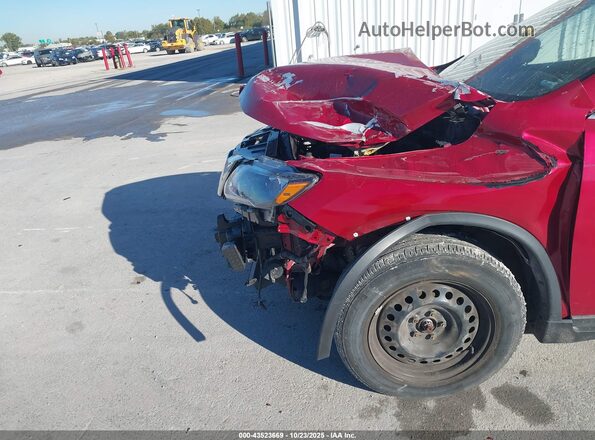 JN8AT2MTXHW384751 2017 NISSAN ROGUE Red წინა ხედი