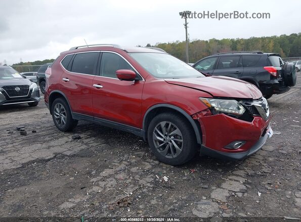 JN8AT2MV4GW132011 2016 NISSAN ROGUE Красный Передняя правая четверть