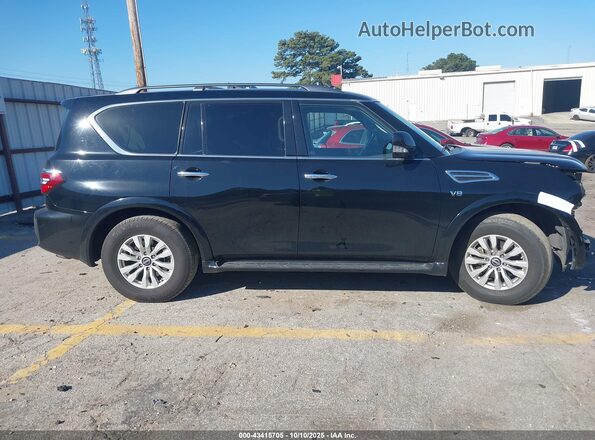 JN8AY2ADXM9662121 2021 NISSAN ARMADA Черный Панорамный вид салона 360°