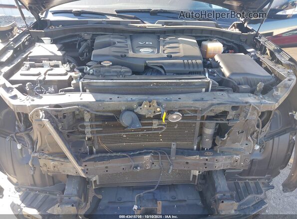 JN8AY2ADXM9662121 2021 NISSAN ARMADA Черный Вид сзади