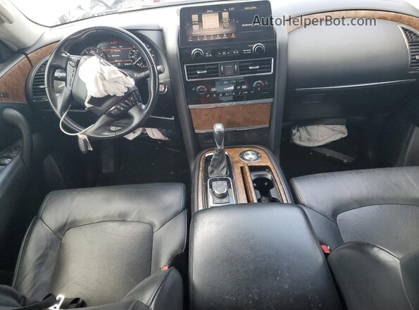 JN8AY2BA8M9371069 2021 NISSAN ARMADA Silver Widok deski rozdzielczej