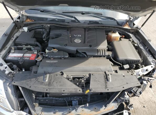 JN8AY2BA8M9371069 2021 NISSAN ARMADA Silver Widok komory silnika