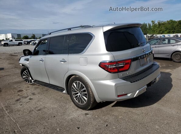 JN8AY2BA8M9371069 2021 NISSAN ARMADA Silver Tył lewy