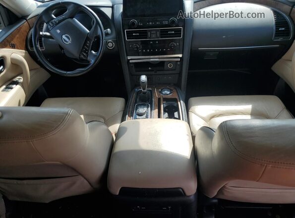 JN8AY2BA9M9370979 2021 NISSAN ARMADA Черный Вид панели приборов