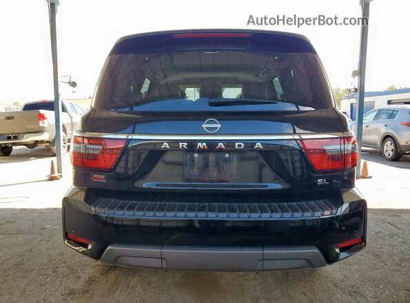 JN8AY2BD3P9695223 2023 NISSAN ARMADA Черный Вид сзади