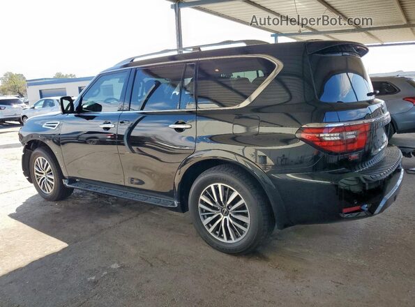 JN8AY2BD3P9695223 2023 NISSAN ARMADA Черный Задняя левая четверть
