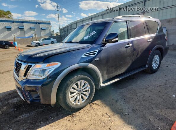 JN8AY2NC3L9617618 2020 NISSAN ARMADA Blue Przód lewy