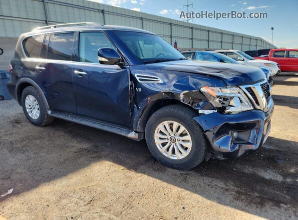 JN8AY2NC3L9617618 2020 NISSAN ARMADA Blue Przód prawy