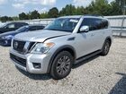 2018 Nissan Armada Sv Silver vin: JN8AY2NDXJX003215