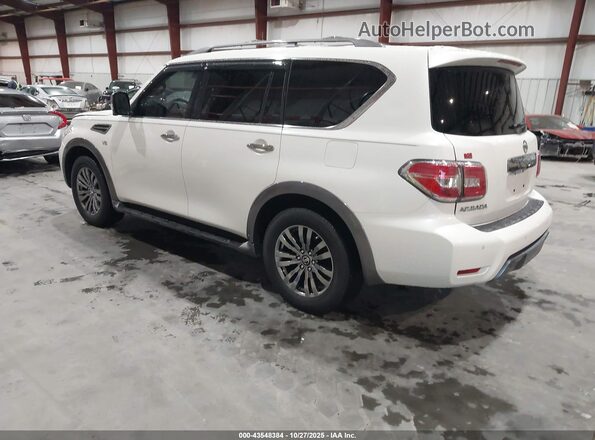 JN8AY2NF3J9333316 2018 NISSAN ARMADA White უკანა მარცხენა