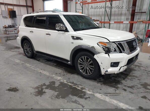 JN8AY2NF3J9333316 2018 NISSAN ARMADA White წინა მარჯვენა