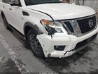 2018 Nissan Armada Platinum White vin: JN8AY2NF3J9333316