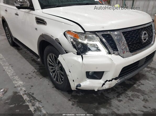 JN8AY2NF3J9333316 2018 NISSAN ARMADA White წინა ხედი