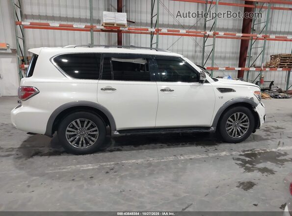 JN8AY2NF3J9333316 2018 NISSAN ARMADA White უკანა სალონის ხედი