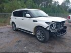 2021 Infiniti Qx80 Luxe White vin: JN8AZ2AF3M9717801