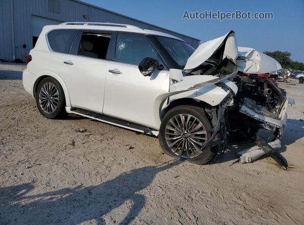 JN8AZ2BF8M9721602 2021 INFINITI QX80 Белый Передняя правая четверть