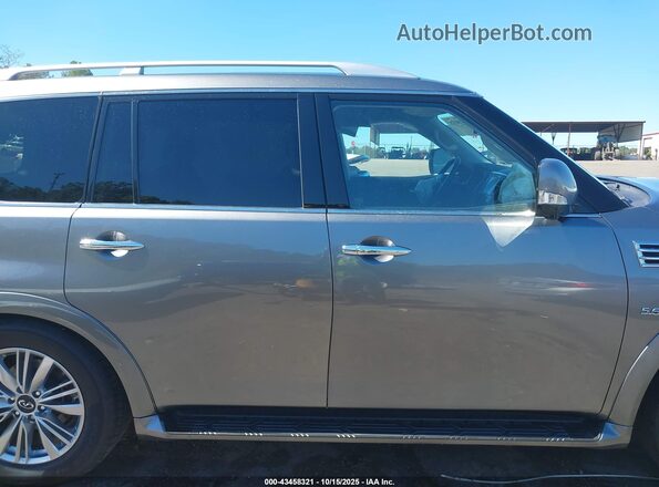 JN8AZ2NF4L9702698 2020 INFINITI QX80 Gray Widok wnętrza z tyłu