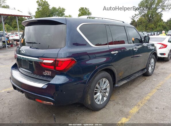 JN8AZ2NF8L9702526 2020 INFINITI QX80 Blue Tył prawy