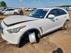 2016 Infiniti Qx70 White vin: JN8CS1MUXGM670172