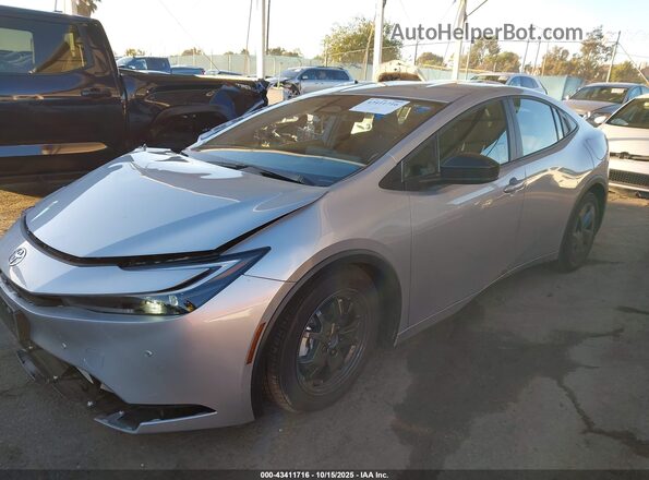 JTDACACU2S3049217 2025 TOYOTA PRIUS PLUG-IN HYBRID Серебряный Передняя левая четверть