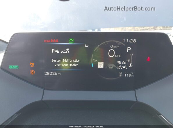 JTDACACU9R3017326 2024 TOYOTA PRIUS PRIME Серый Вид задних сидений