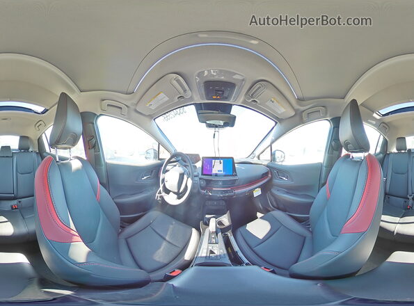 JTDACACU9S3043379 2025 TOYOTA PRIUS Белый Вид наклейки с VIN-кодом