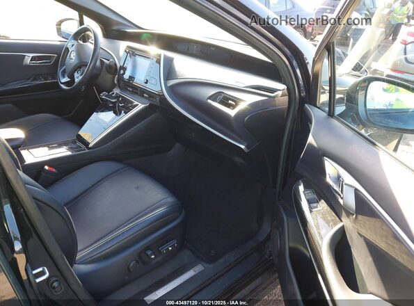 JTDBVRBD2LA008159 2020 TOYOTA MIRAI Black Widok wnętrza z przodu