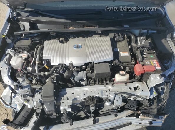 JTDKAMFU7M3137514 2021 TOYOTA PRIUS Silver Vista interior trasera