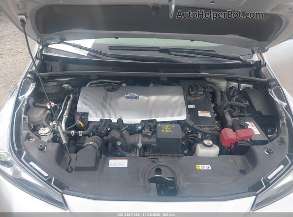 JTDKAMFU8N3160348 2022 TOYOTA PRIUS Silver Vista trasera