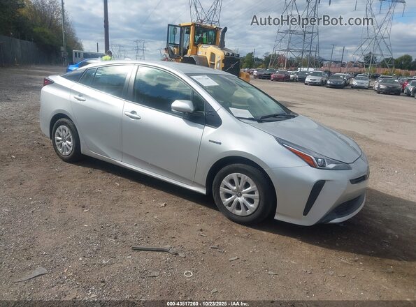 JTDKAMFU8N3160348 2022 TOYOTA PRIUS Silver Delantero derecho