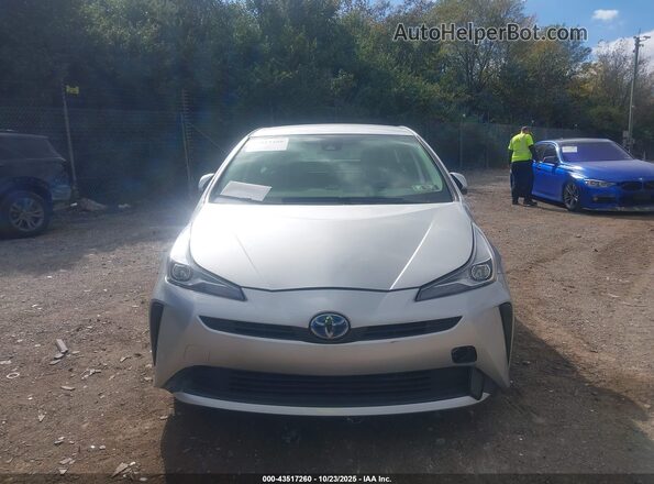 JTDKAMFU8N3160348 2022 TOYOTA PRIUS Silver Vista interior trasera