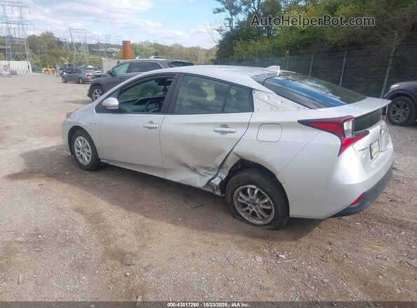JTDKAMFU8N3160348 2022 TOYOTA PRIUS Silver Trasero izquierdo