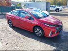2018 Toyota Prius Prime Plus Burgundy vin: JTDKARFP7J3098720