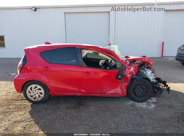 JTDKDTB37G1136880 2016 TOYOTA PRIUS C Red სალონის 360-გრადუსიანი ხედი