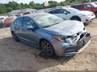 2020 Toyota Corolla Xse Gray vin: JTDT4RCE7LJ029653