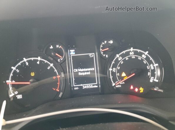 JTEBU5JR0L5741419 2020 TOYOTA 4RUNNER Silver ხელსაწყოთა პანელის ხედი