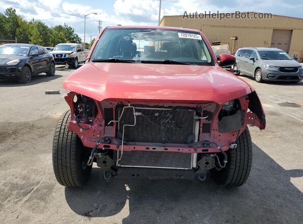 JTEEU5JR1M5236780 2021 TOYOTA 4RUNNER Burgundy Widok z przodu