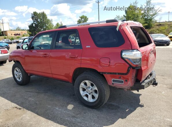 JTEEU5JR1M5236780 2021 TOYOTA 4RUNNER Burgundy Tył lewy