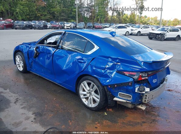 JTHAA1D25M5117826 2021 LEXUS IS 300 Blue Tył lewy
