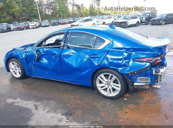 JTHAA1D25M5117826 2021 LEXUS IS 300 Blue Widok wnętrza z tyłu