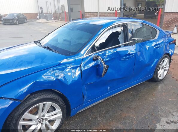 JTHAA1D25M5117826 2021 LEXUS IS 300 Blue Widok z przodu