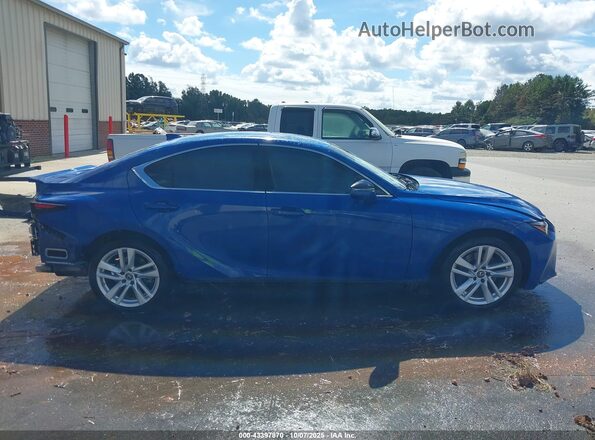 JTHAA1D25M5117826 2021 LEXUS IS 300 Blue Widok zestawu wskaźników