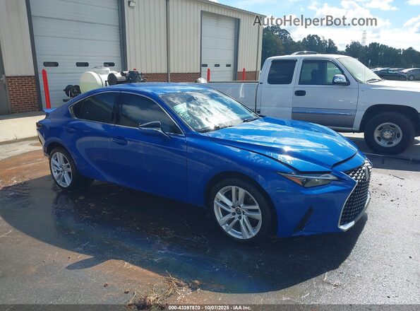 JTHAA1D25M5117826 2021 LEXUS IS 300 Blue Przód prawy