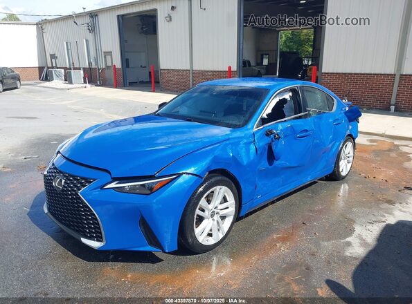 JTHAA1D25M5117826 2021 LEXUS IS 300 Blue Przód lewy